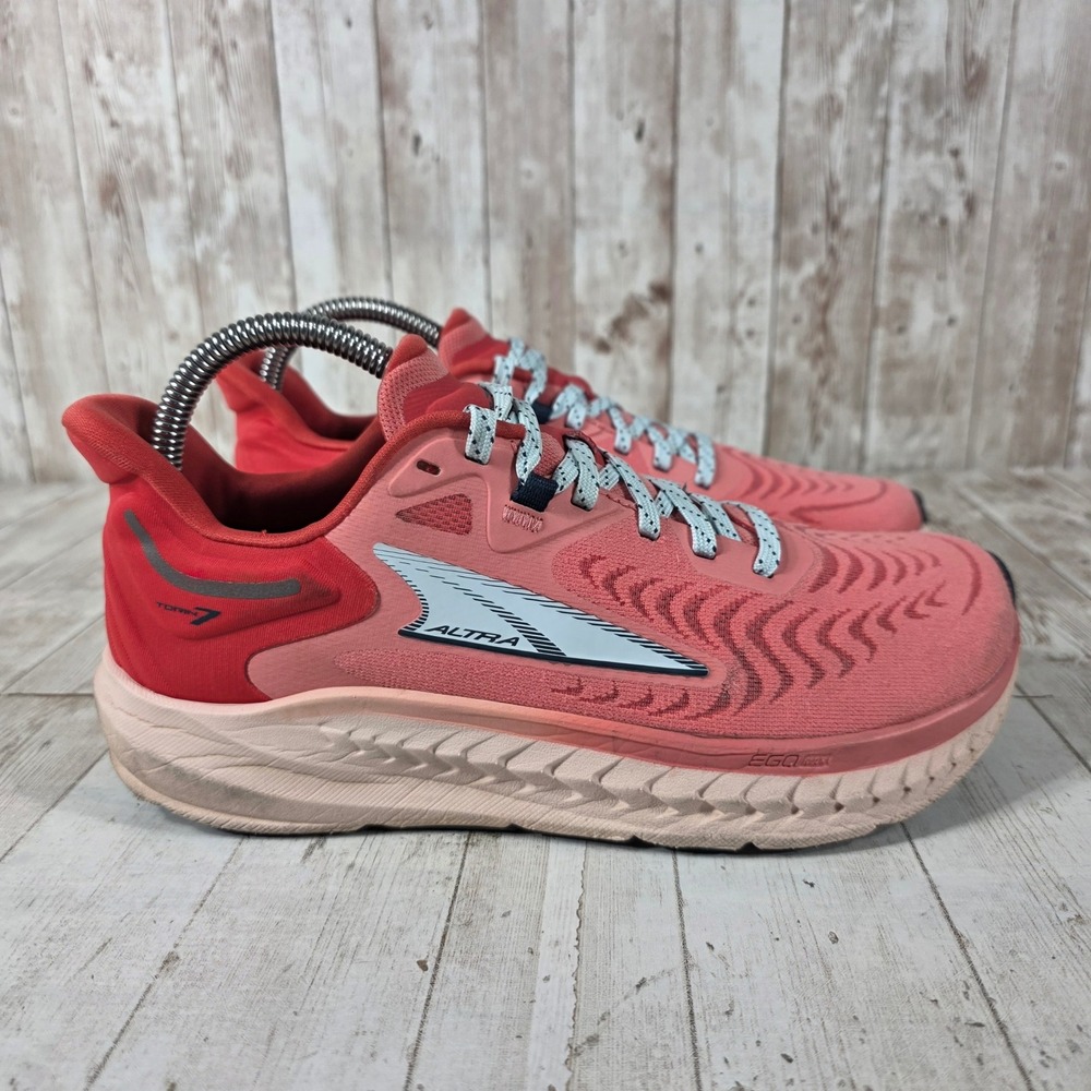 Altra Torin 7 Womens Running Shoes Red Coral Pink AL0A82CZ663 Size 7.5
